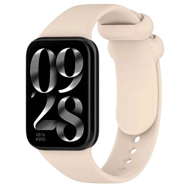 Crococase Bracelete para Xiaomi Mi Smart Band 9 Pro / Band 8 Pro / Redmi Watch 4 / Redmi Watch 5 Ivory