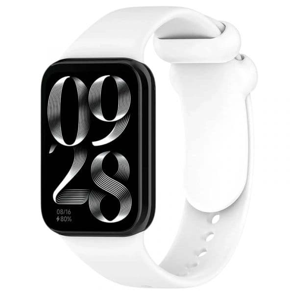 Crococase Bracelete para Xiaomi Mi Smart Band 9 Pro / Band 8 Pro / Redmi Watch 4 / Redmi Watch 5 White