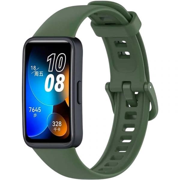 Crococase Pulseira para Huawei Band 8 / Huawei Band 9 / Honor Band 9 Dark Green