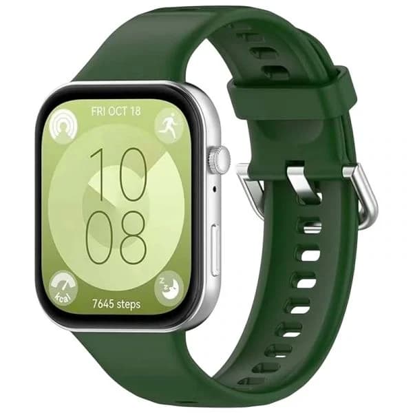 Crococase Bracelete para Huawei Watch Fit 3 Dark Green