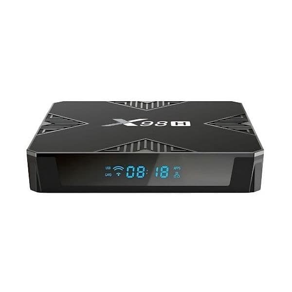 X9X X98H H618 4GB 8K Dual Band Android 12 Preto