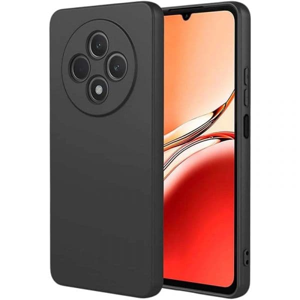 Crococase Capa Square Liquid Premium para Xiaomi Redmi 14C / Poco C75 Preto