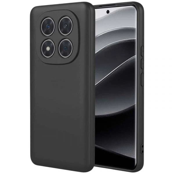 Crococase Capa Square Liquid Premium para Xiaomi Redmi Note 14 Pro Plus 5G Black