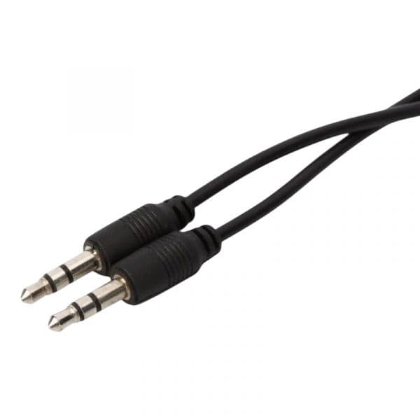 PowerPlanet Cabo Áudio Jack 3.5mm Macho/Macho 1.5m