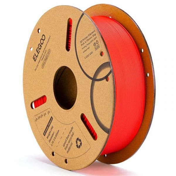Elegoo Filamento PLA 1.75mm 1kg Vermelho