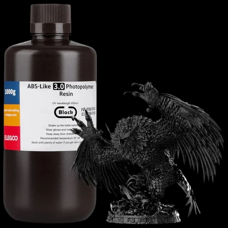 Elegoo Resina ABS V3.0 1KG Black