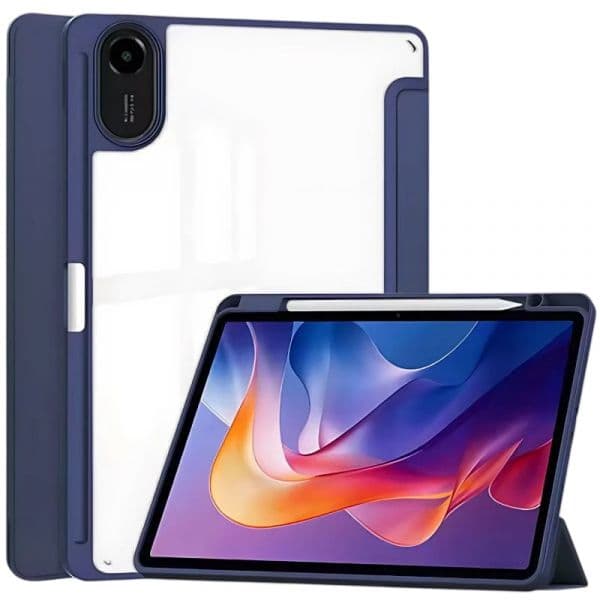Crococase Capa Crystal para Xiaomi Redmi Pad 2 Azul Escuro