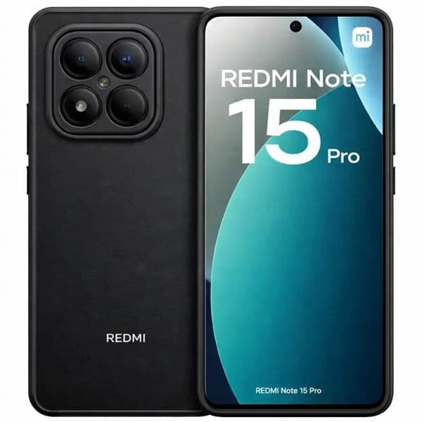 Crococase Capa Square Liquid para Xiaomi Redmi Note 15 Pro 4G Black
