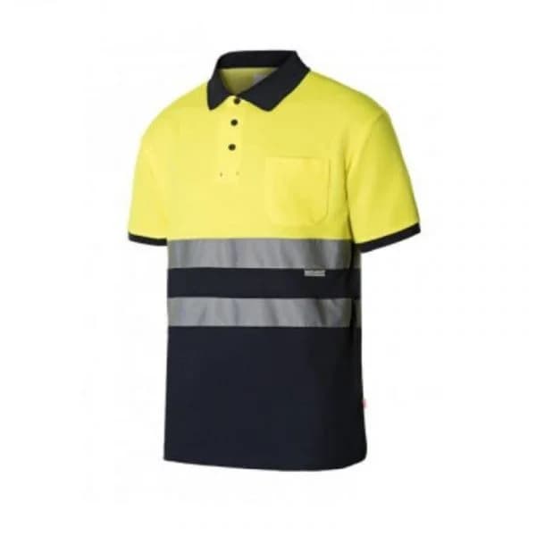 Velilla Polo Alta Visibilidad Manga Corta Bicolor 55% Algodon Varios Colores Tallas S Xxl Talla L Alta Visibilid Amrillo Marino 642.362