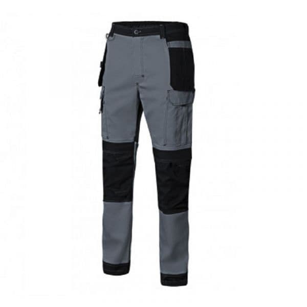 Velilla Pantalon Bicolor Canvas Stretch Con Bolsillos Flotantes Varios Colores Talla S Xxl Talla Xxl Ropa Bicolor Gris Negro 642.379