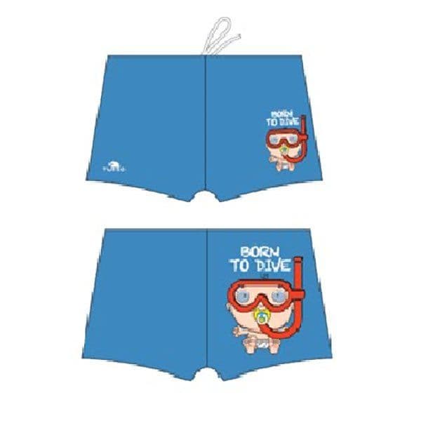 Turbo Born To Dive Swim Boxer Azul 5XL Homem