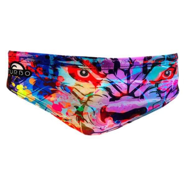 Turbo Wolf Wall Swimming Brief Roxo 2XL Homem