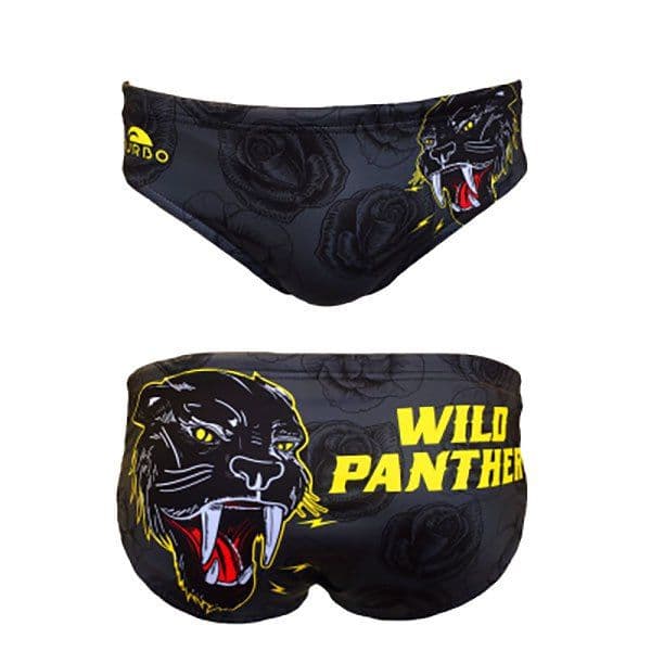 Turbo Wild Panther Swimming Brief Cinzento 5XL Homem