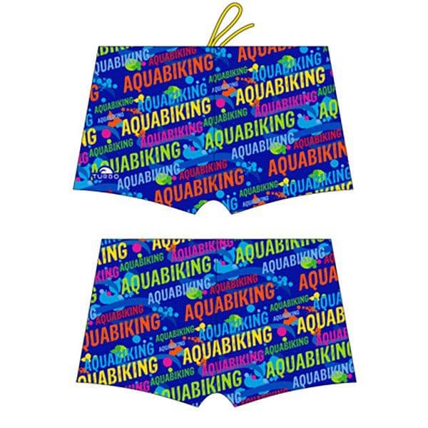 Turbo Aquabiking Letters Swim Boxer Azul L Homem