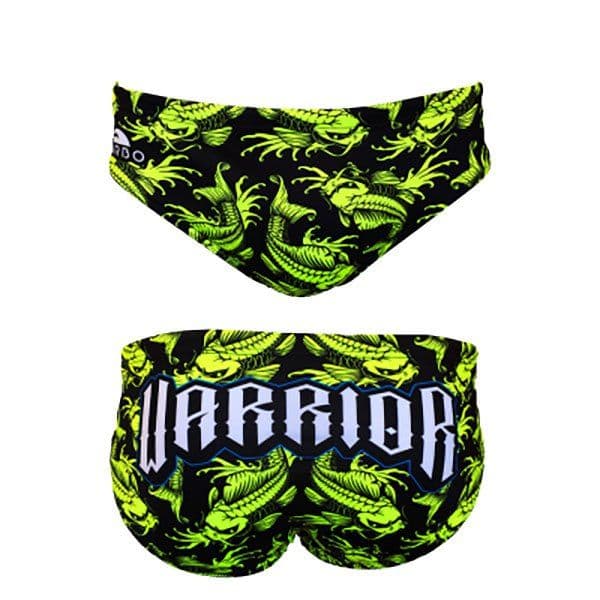 Turbo Carpa Warrior Swimming Brief Verde,Preto 3XL Homem
