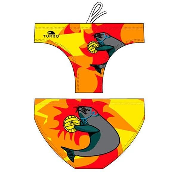 Turbo Seal Swimming Brief Amarelo,Laranja 5XL Homem