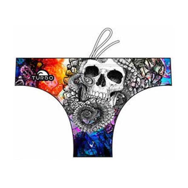 Turbo Octopus Skull Swimming Brief Colorido 4XL Homem