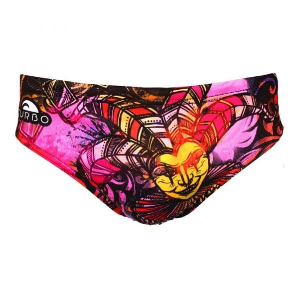 Turbo Zolic Swimming Brief Colorido 4XL Homem