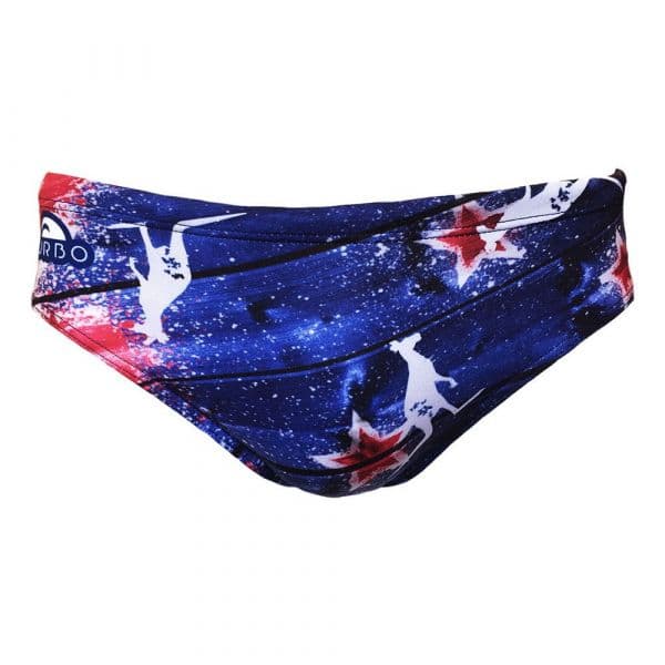 Turbo Australia Wood Swimming Brief Azul M Homem