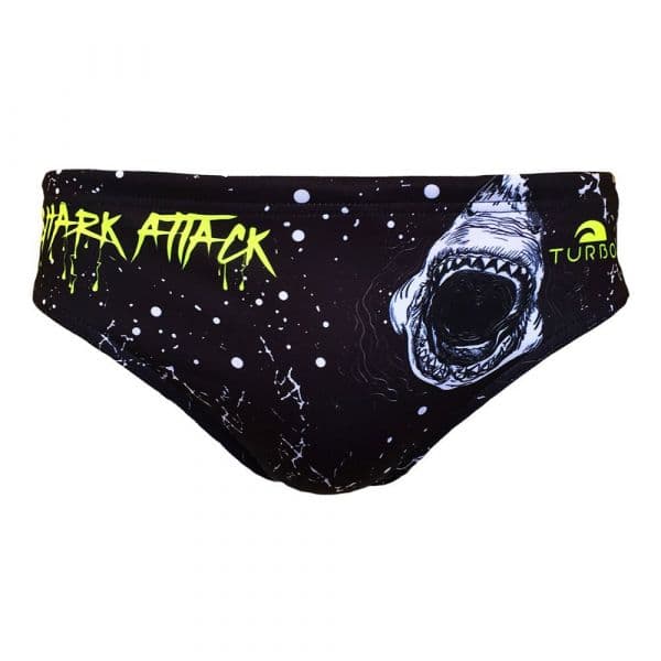 Turbo Shark Attack Swimming Brief Preto S Homem
