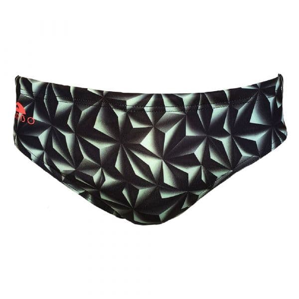 Turbo Mountain Geo Swimming Brief Verde,Preto 3XL Homem