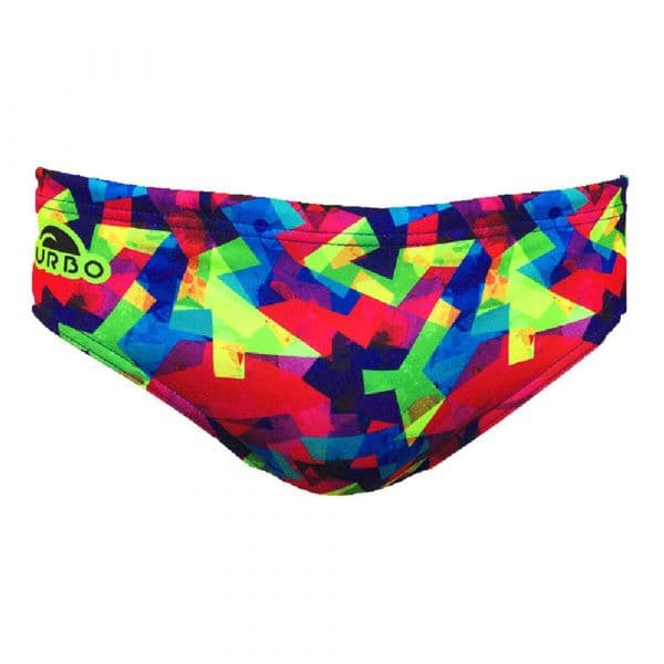 Turbo New Splash Swimming Brief Colorido 4XL Homem