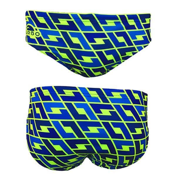 Turbo Last Swimming Brief Verde,Azul S Homem