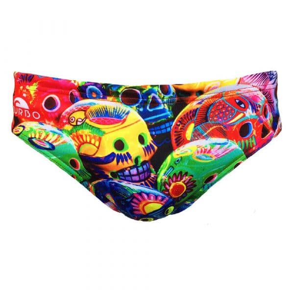 Turbo Multi Skull 2019 Swimming Brief Colorido 2XL Homem