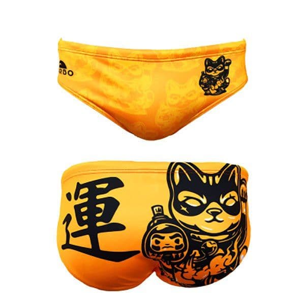 Turbo Lucky Cat Swimming Brief Amarelo,Laranja M Homem