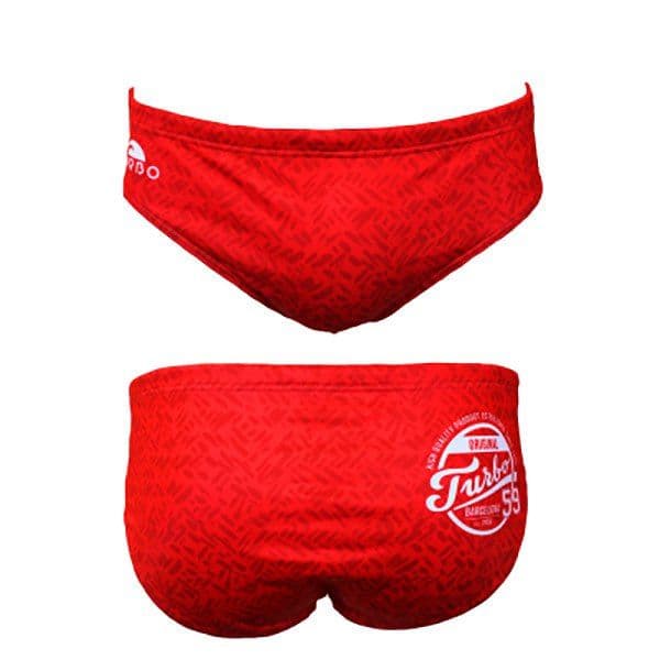 Turbo Plain Swimming Brief Vermelho L Homem