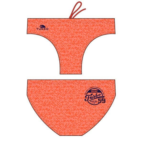Turbo Plain Swimming Brief Laranja S Homem