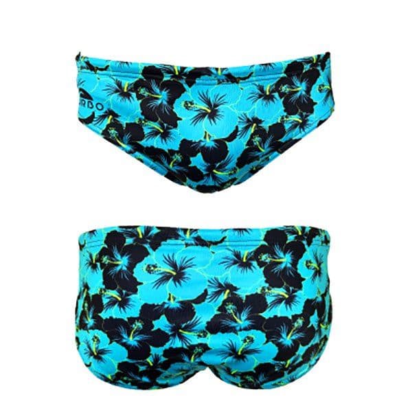 Turbo Fluor Hibis Swimming Brief Azul,Preto M Homem