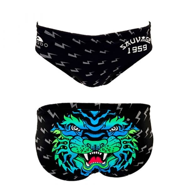 Turbo Sauvage Swimming Brief Colorido 2XL Homem