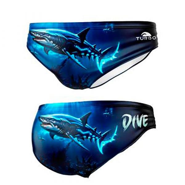 Turbo Shark Dive Swimming Brief Azul XL Homem