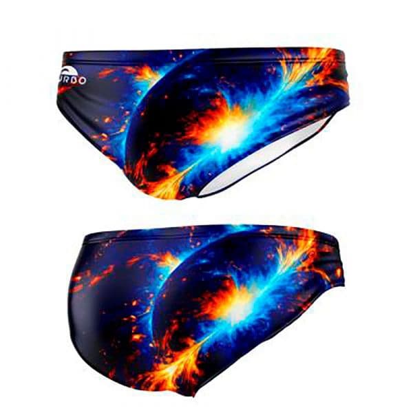 Turbo Galaxy Fire Swimming Brief Colorido L Homem