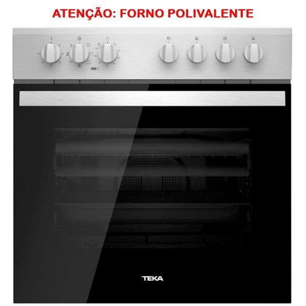 Forno Teka HBE 615 ME X Hidrolítico 70L Classe A