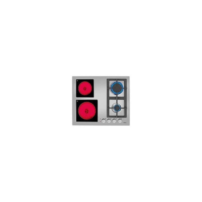 Placa Combinada Teka EFX 60.1 2G 2H AI AL BTN SS | 60 cm, Inox