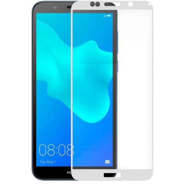 Película de Vidro Temperado 3D Full Huawei Y5 2018 White