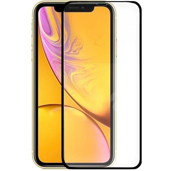 Película Vidro Temperado Preto para iPhone XR