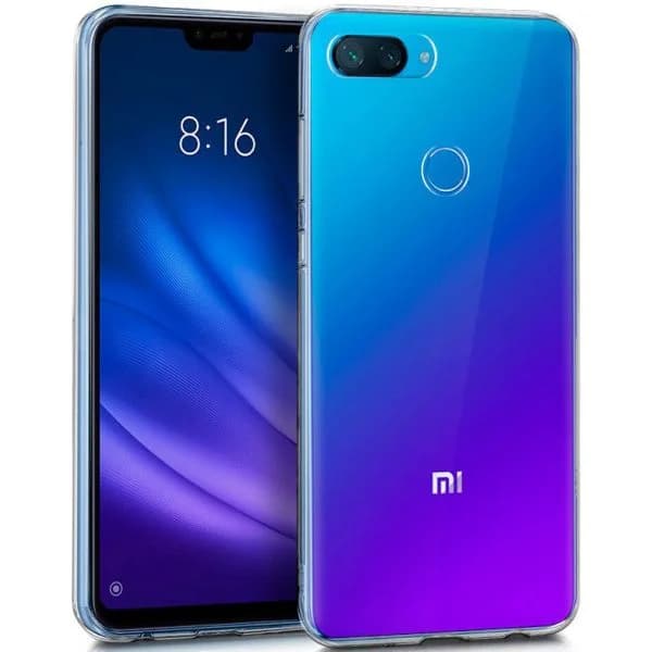 Capa Silicone Clear para Xiaomi Mi 8 Lite