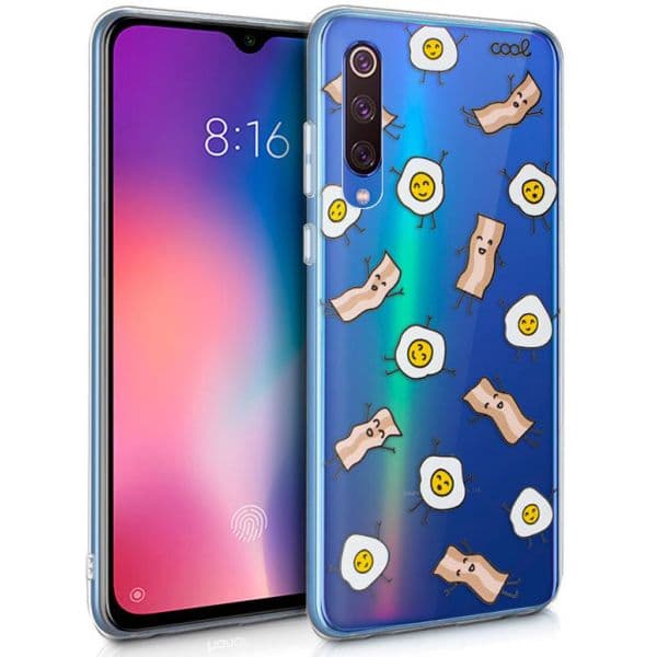 Cool Capa para Xiaomi Mi 9 SE Clear Bacon