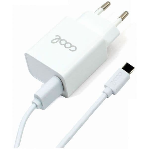 Cool Accesorios Carregador Universal USB Tipo-C 3A con Carga Rápida White