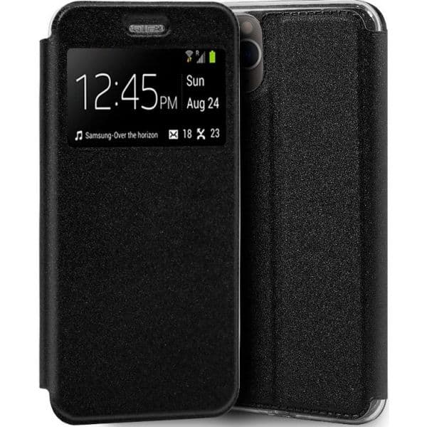 Capa Flip Cover iPhone 11 Pro Liso Black - iPhone 11 Pro - OKPT13295