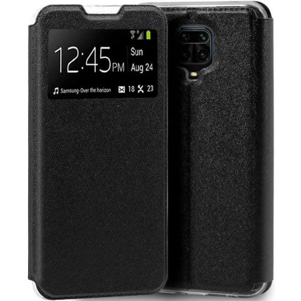 Capa Flip Xiaomi Redmi Note 9S / Note 9 Pro Smooth Black Black - ms-cool-02444