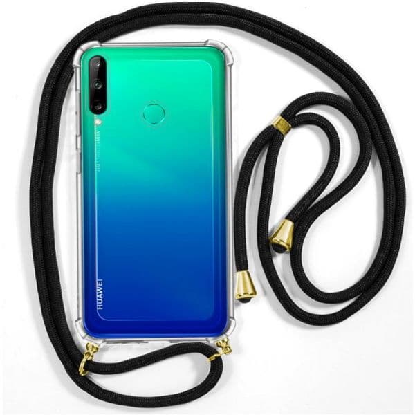 Capa Huawei P40 Lite e Cordão Black - P40 Lite e - OKPT14797