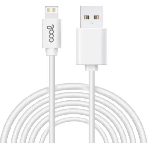 Cool Accesorios Cabo USB para Lightning Compatível 3 Metros White