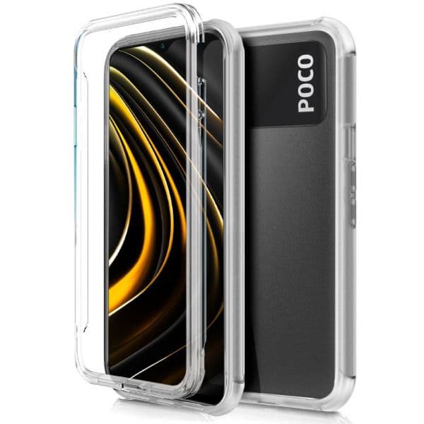 Capa Silic. 3D Xiaomi Poco M3 (transp. Fro.+tras.) - C48475