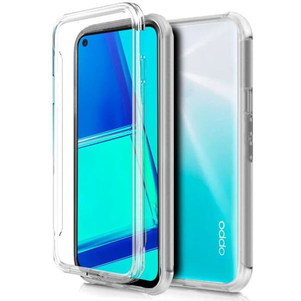 Capa Traseira 3D Oppo A52 / A72 / A92 Transparente Frontal + Traseira