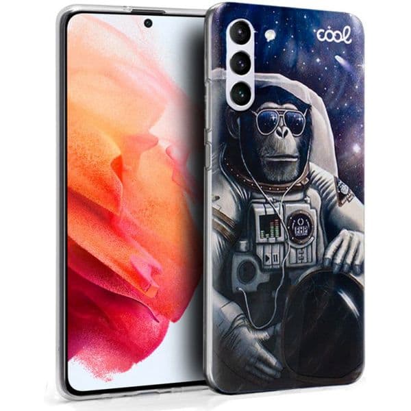 Cool Accesorios Capa Silicone para Samsung Galaxy S21 Astronauta