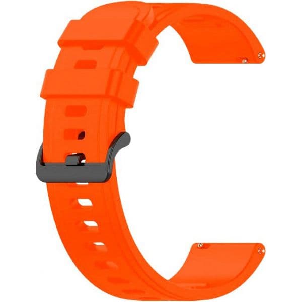 Pulseira Universal 22mm Amazfit GTR / Stratos / Huawei / Samsung / Bristol Goma Coral
